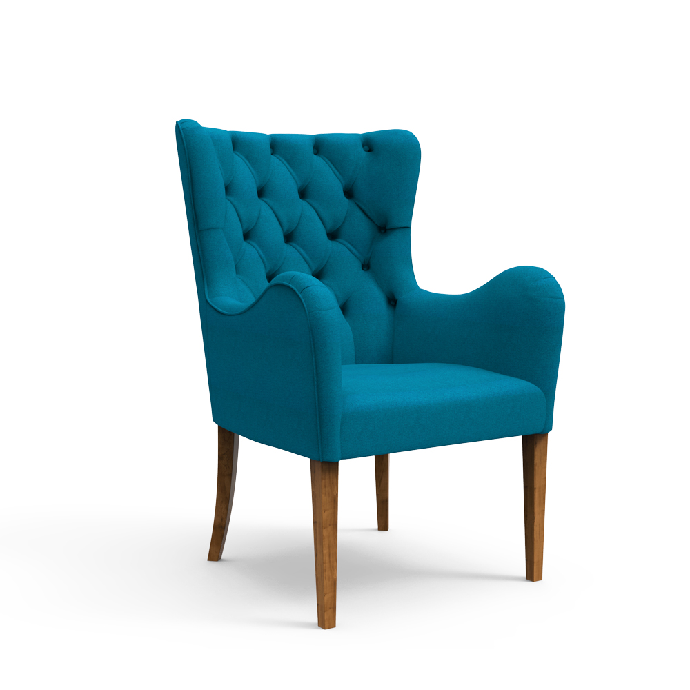 Laurel Armchair-Aegean Blue